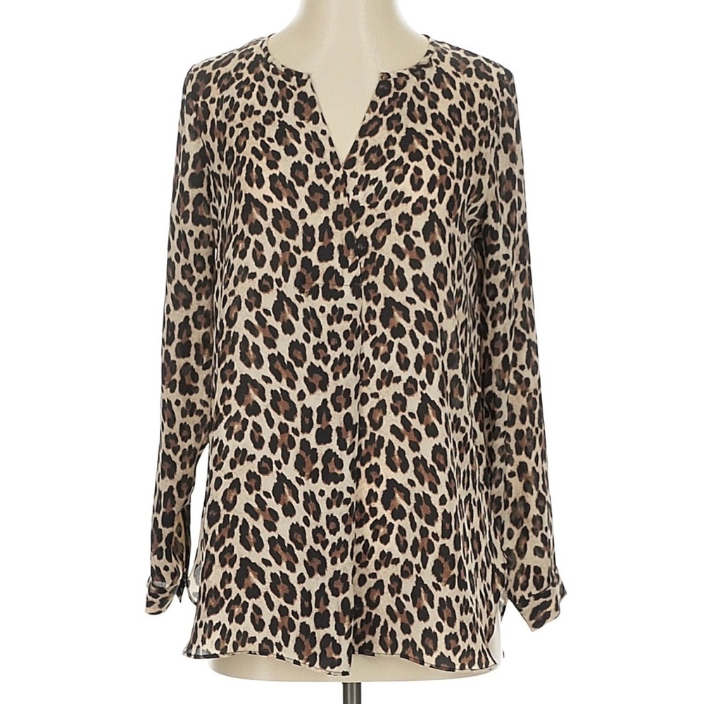 Vince Camuto Split-Neck Blouse